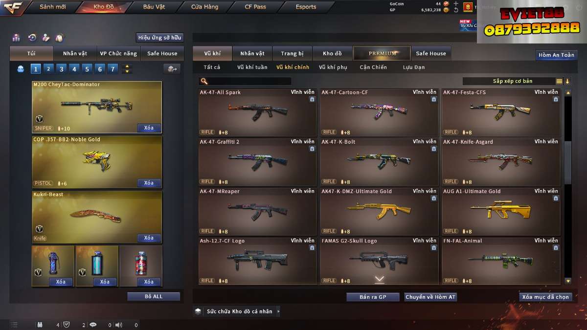 shop acc cf uy tin gia re